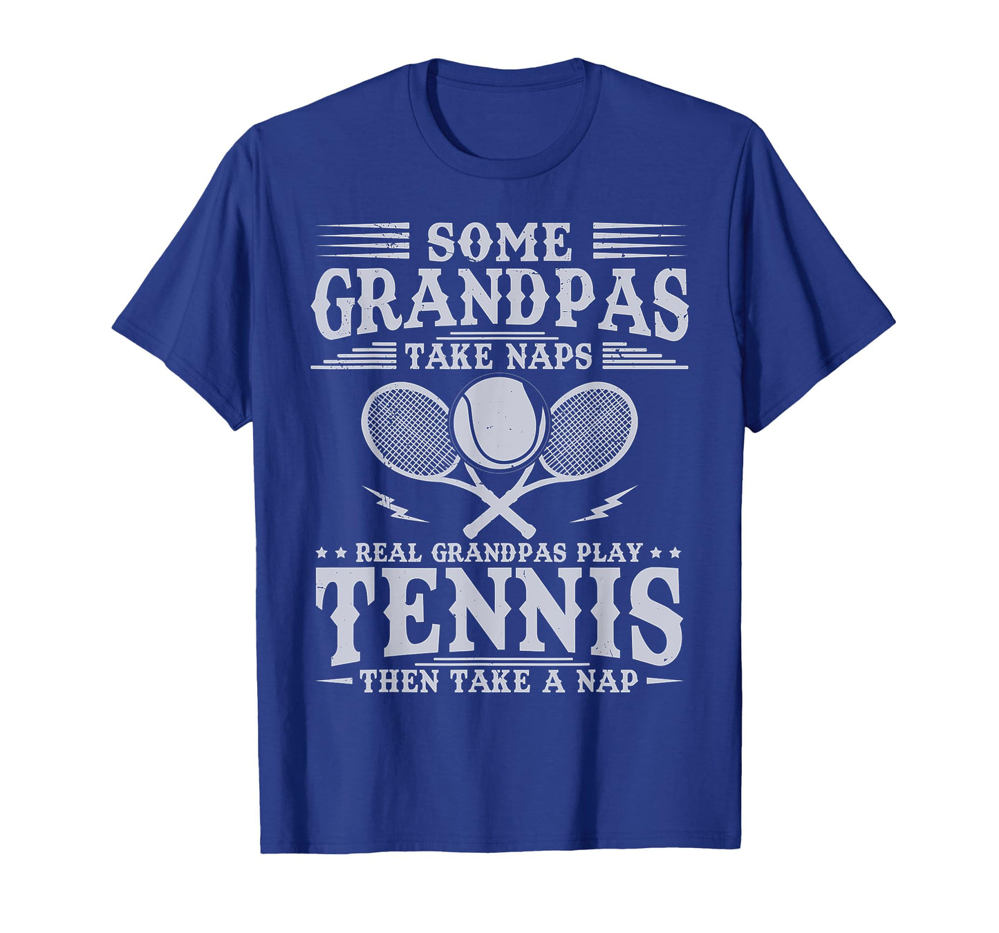 Funny Tennis Design for Men Grandpa Tennis Player T-Shirt