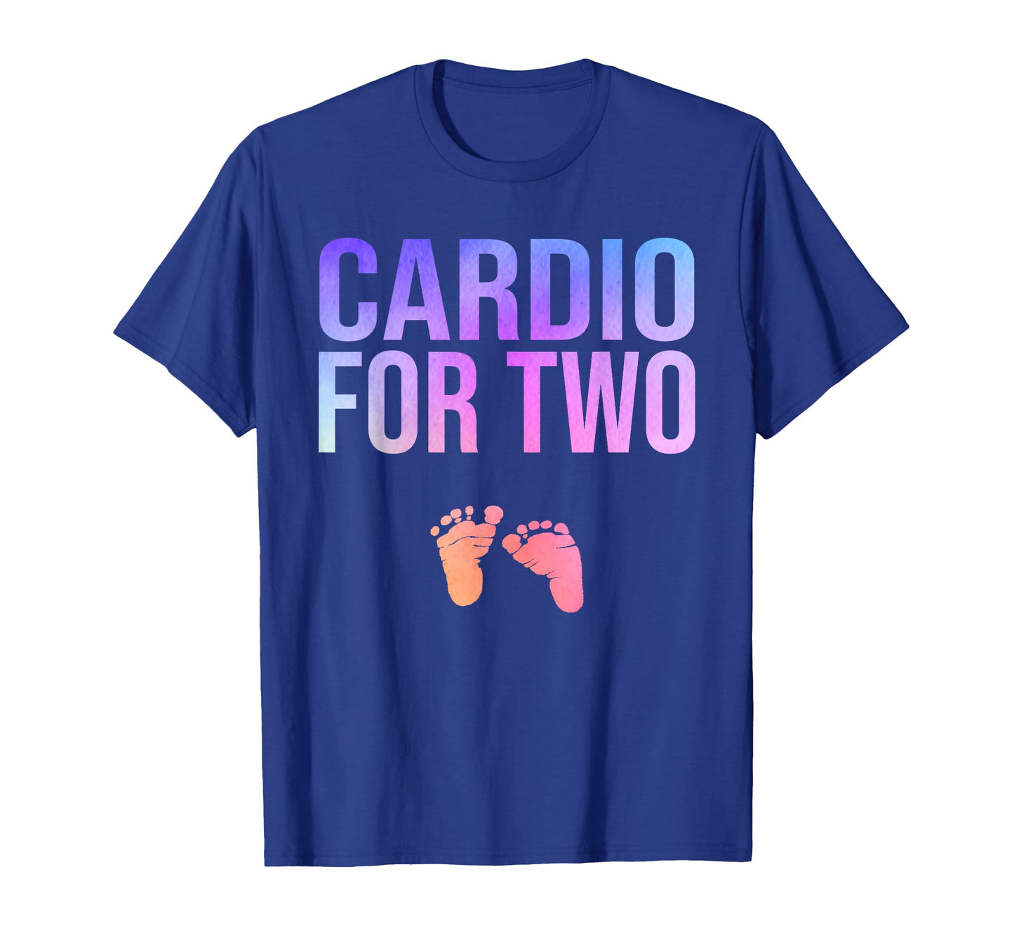 Cardio For Two Funny Pregnancy Workout T-Shirt