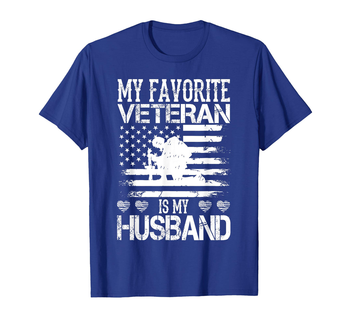 My Favorite Veteran Is My Husband Military Veterans Day T-Shirt