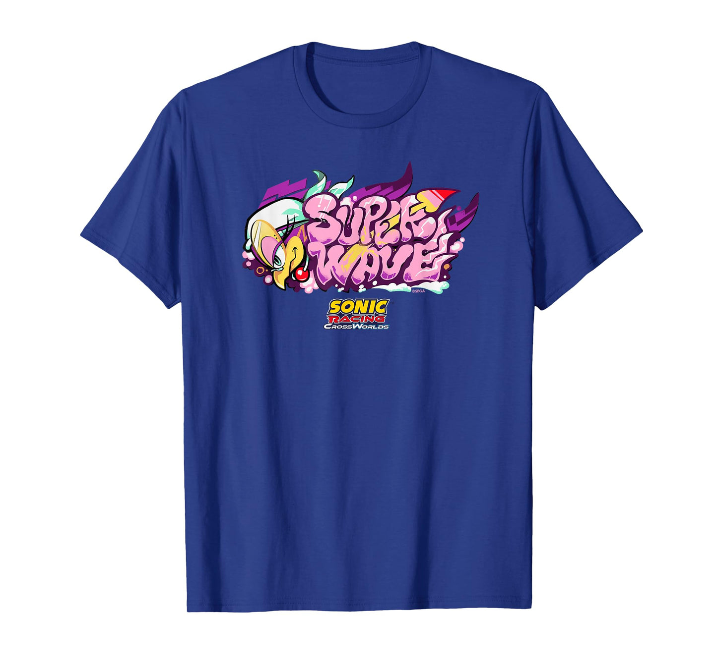 Sonic Racing CrossWorlds - Wave Decal T-Shirt