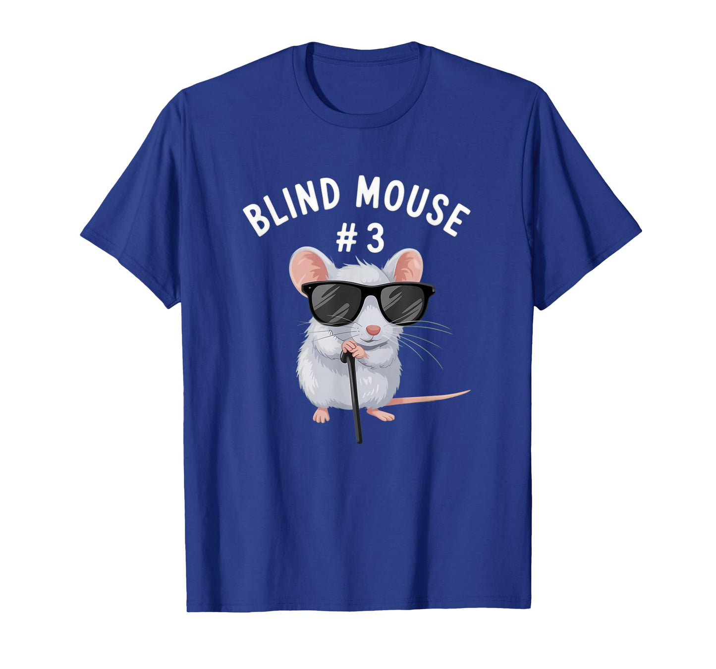 Blind Mouse 3 Three Blind Mice Halloween Costume T-Shirt
