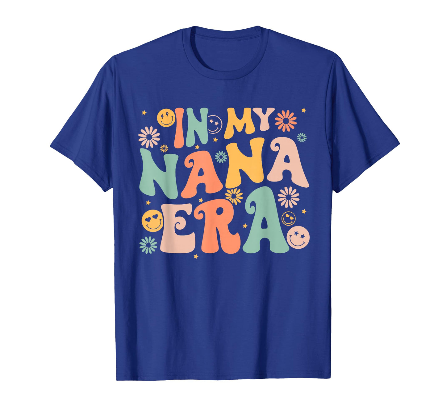 In My Nana Era Groovy Retro Cool for Grandma Mother's Day T-Shirt