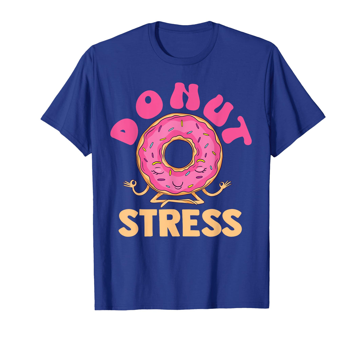 Cute Meditating Baking Donut Stress for Bakers T-Shirt