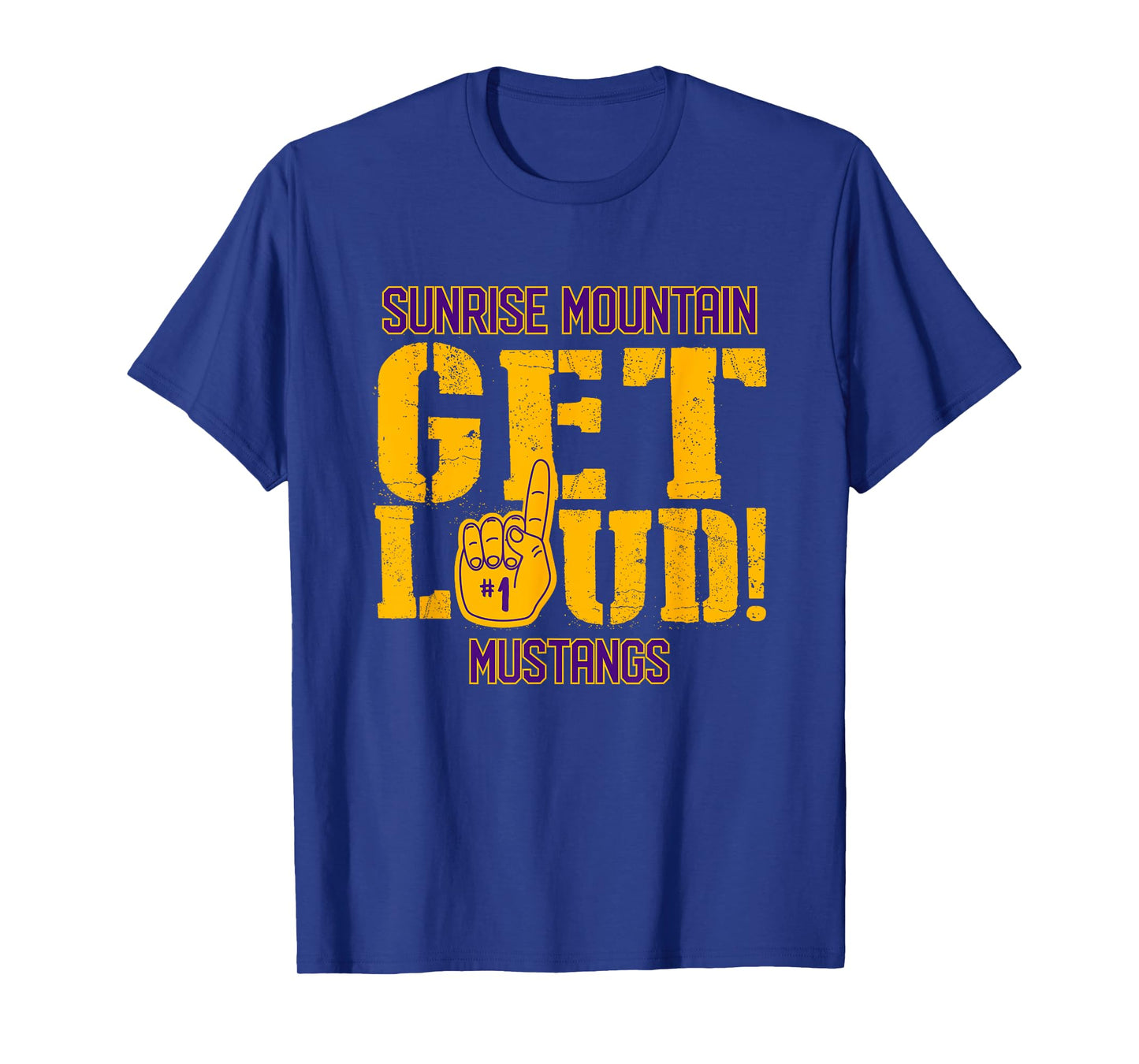 Sunrise Mountain High School GET LOUD Mustangs T-Shirt