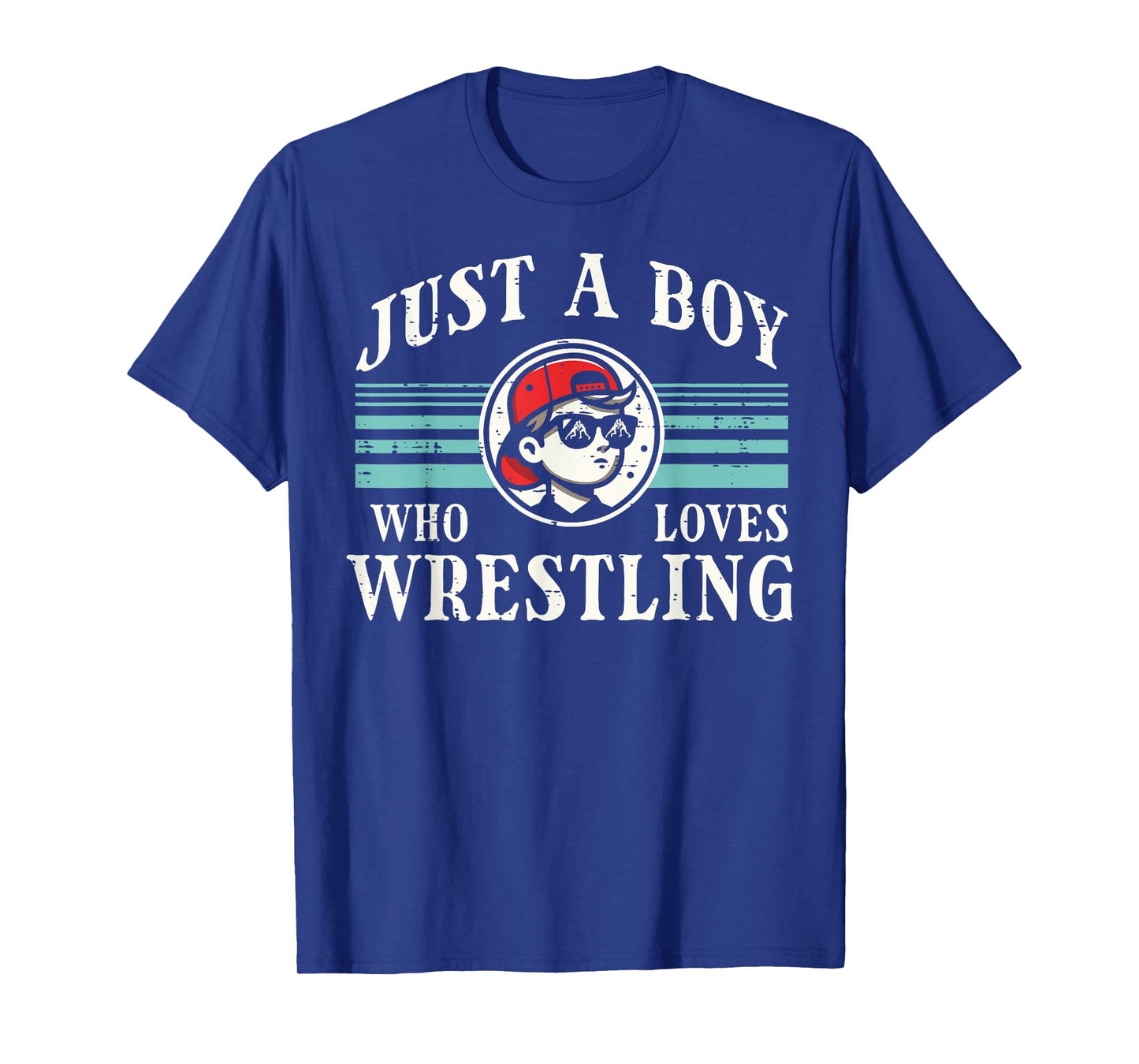Boy Who Loves Wrestling Wrestler Boys Kids Youth Teen Men T-Shirt