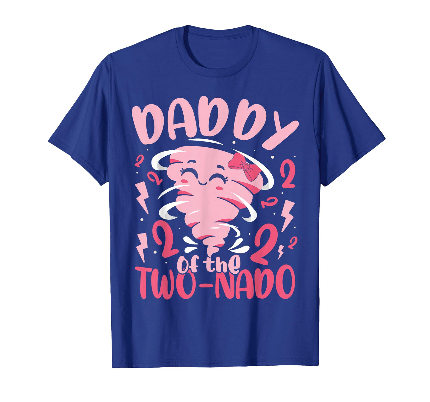 Daddy of the Two-nado Tornado Theme 2nd Birthday Party Kids T-Shirt