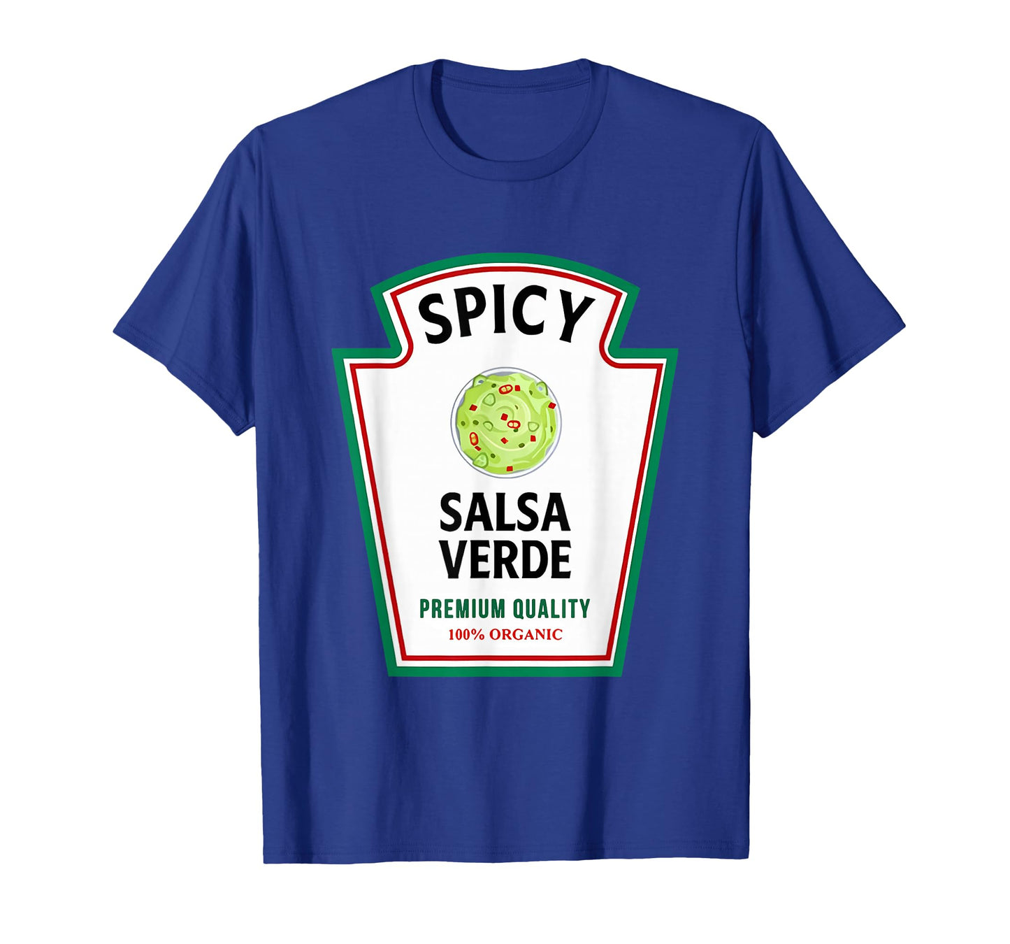 Funny Group Condiments Family Halloween Costume Salsa Verde T-Shirt