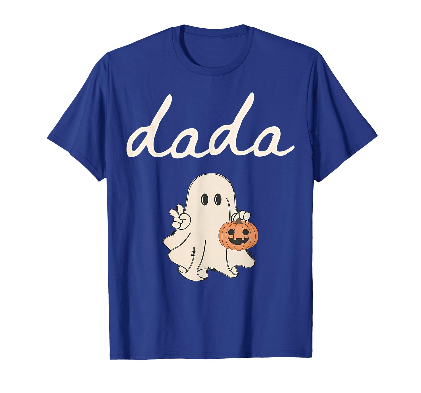 Dada Ghost Boo One Spooky Dad First Halloween Birthday Boy T-Shirt