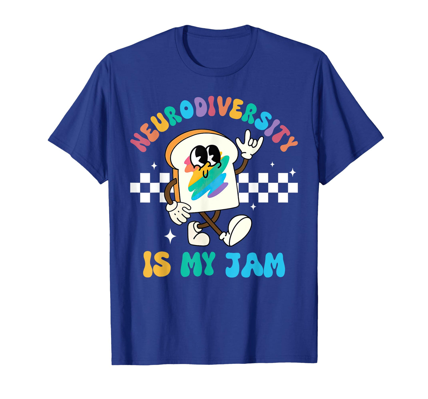 Retro Neurodiversity Is My Jam ADHD Autism Awareness Support T-Shirt