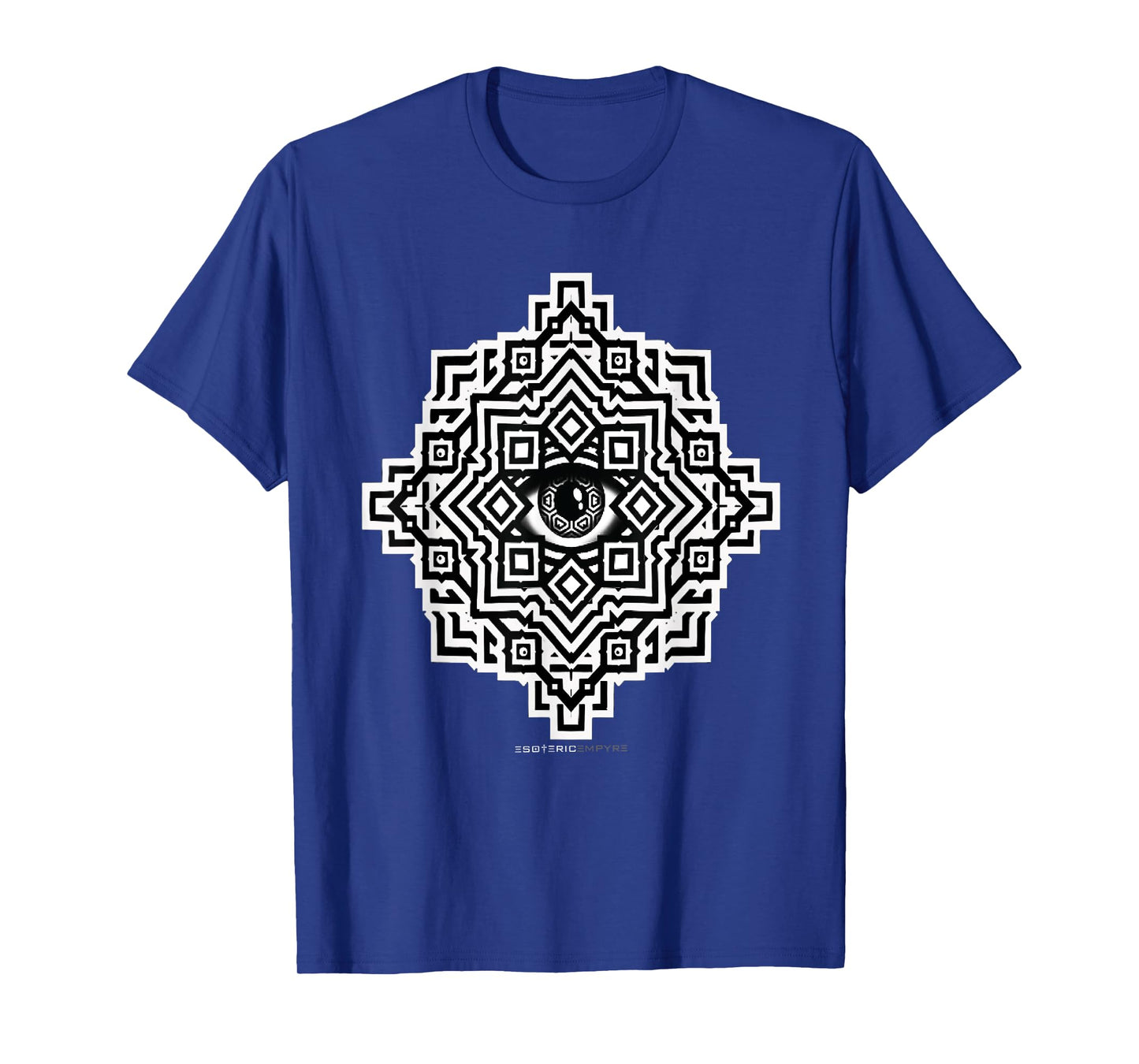 Sacred Geometry Eye Optical Illusion Trippy T-Shirt
