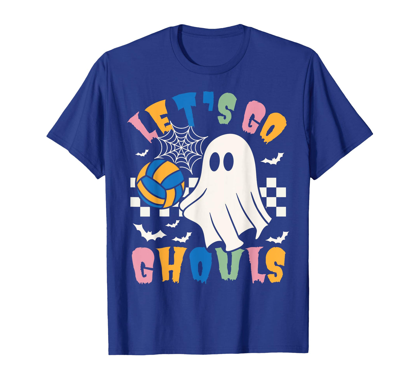 Funny Ghost Volleyball Halloween Costume Men Women & Kids T-Shirt