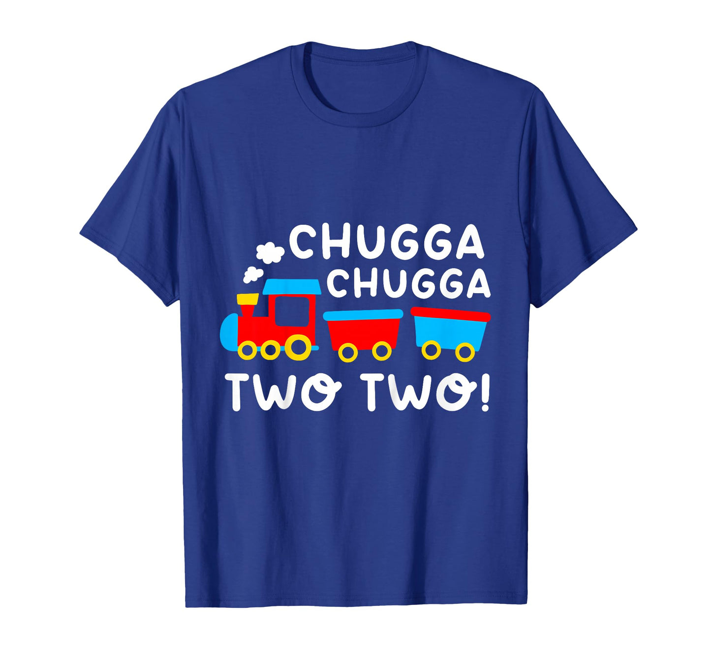 Kids 2nd Birthday Boy Train Chugga Chugga Two Two Toddler T-Shirt