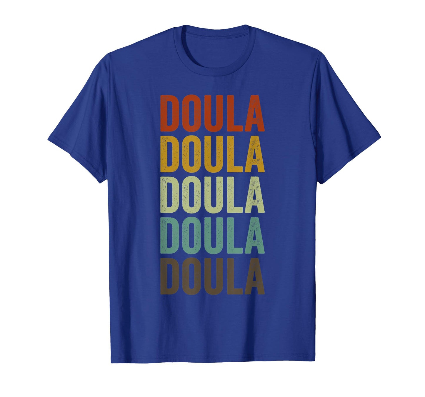 Doula Retro Gifts Doula Retro T-Shirt Black Small Classic Fit Short Sleeve Crew Neck T-Shirt Unisex-Kids