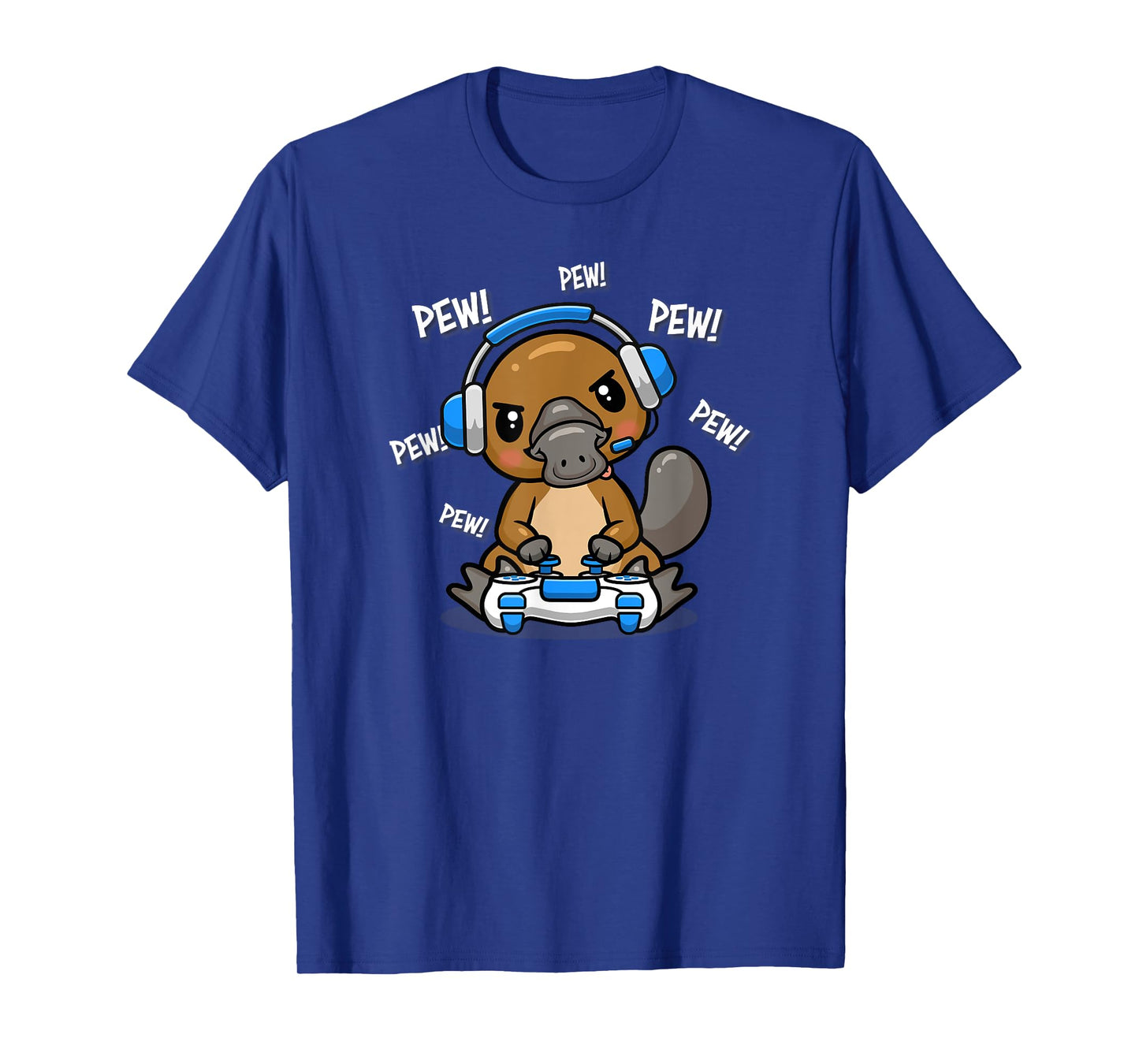 Cute Kawaii Gamer Platypus Lover T-Shirt