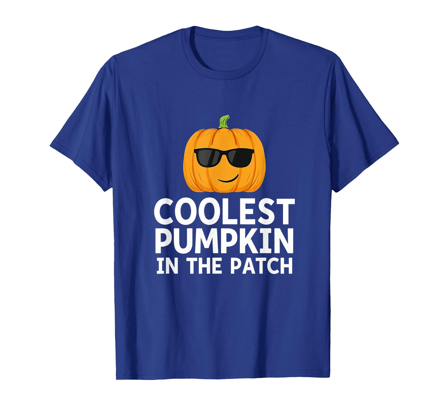 Kids Coolest Pumpkin in The Patch Halloween Boys Teens Men T-Shirt
