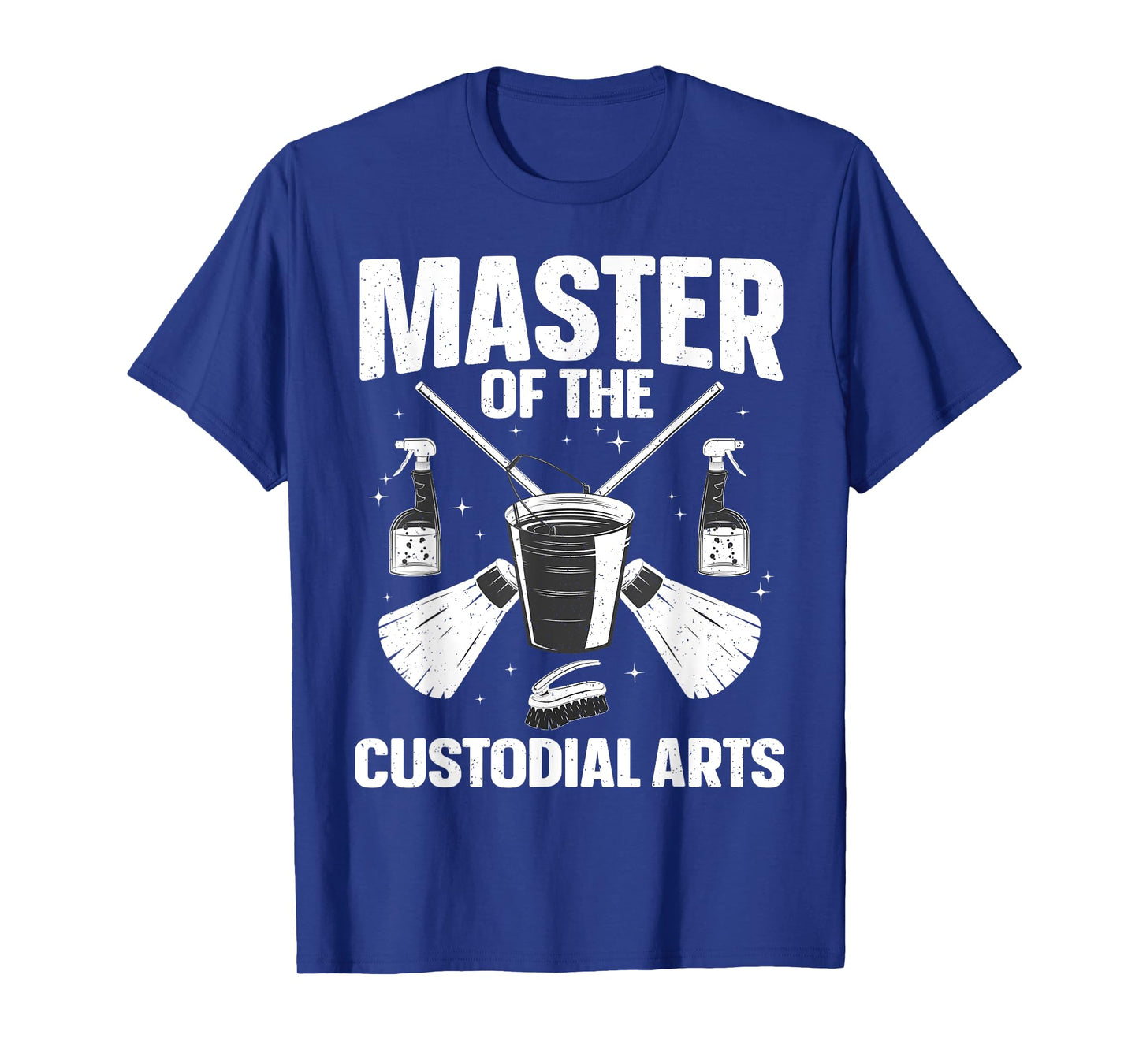 School Custodian Design For Men Women Cleaning Janitor T-Shirt