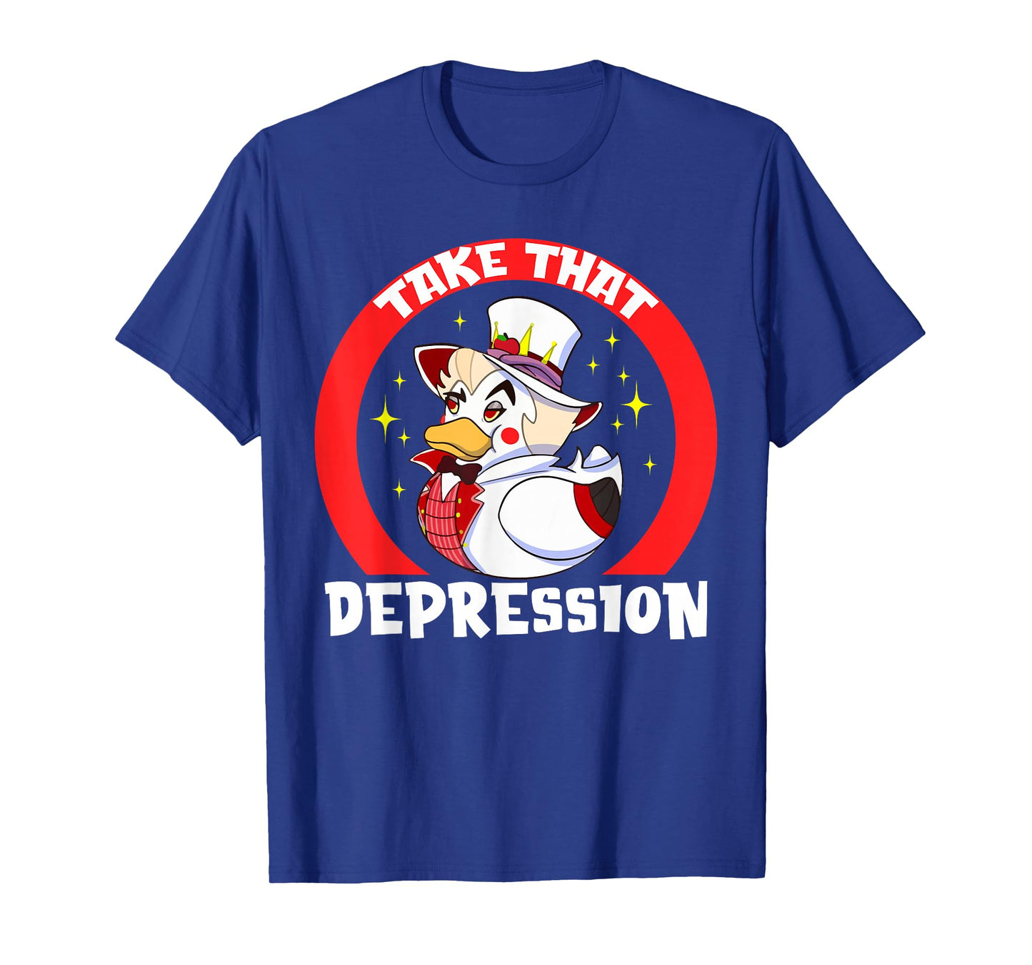 Take That Depression T-Shirt - Unisex-Adults, Black, Small