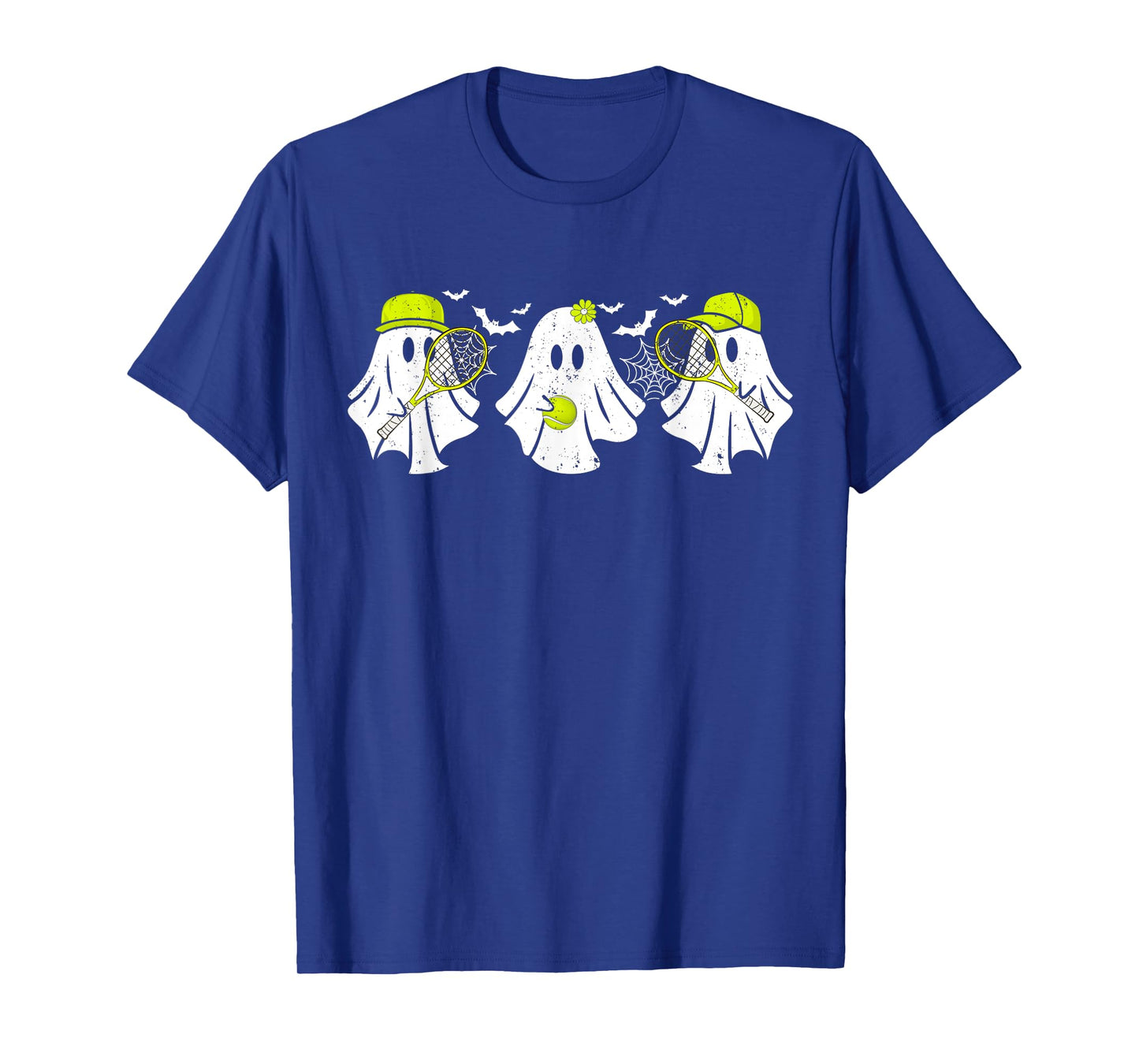 Ghost Tennis Player Funny Halloween Costume For Men Women T-Shirt