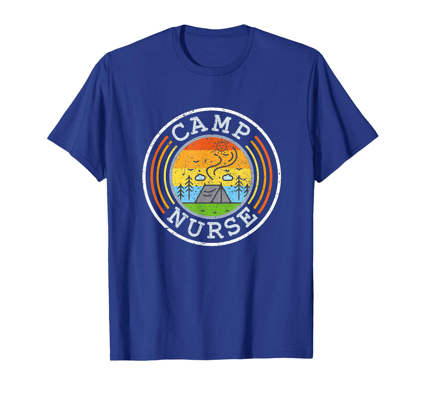 Outdoor Camping Tee For Nurses Camp Nurse T-Shirt