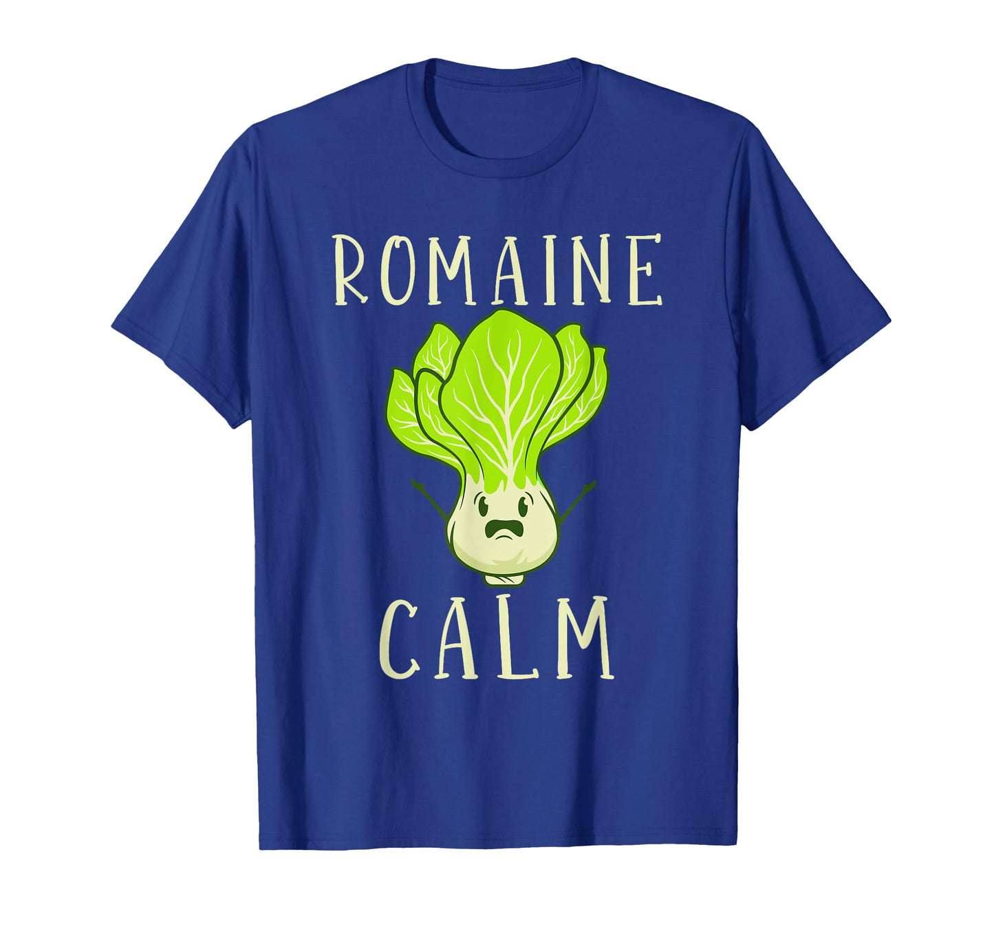 Garden Meditation Enthusiast Pun Gift Men Women Romaine Calm Funny Gardening Lettuce Vegetable Garden Lovers Unisex T-Shirt