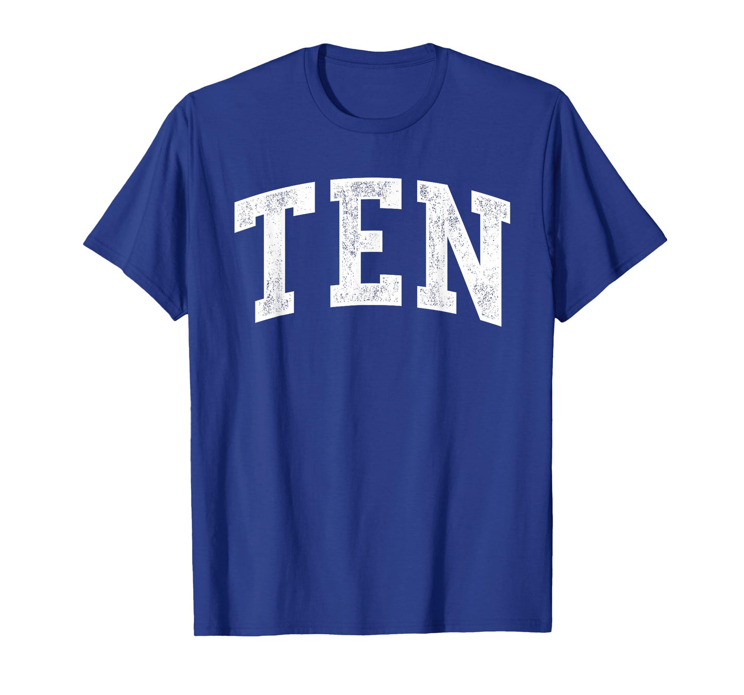 Ten Minimalist 10th Birthday Design 10-Year-Old T-Shirt