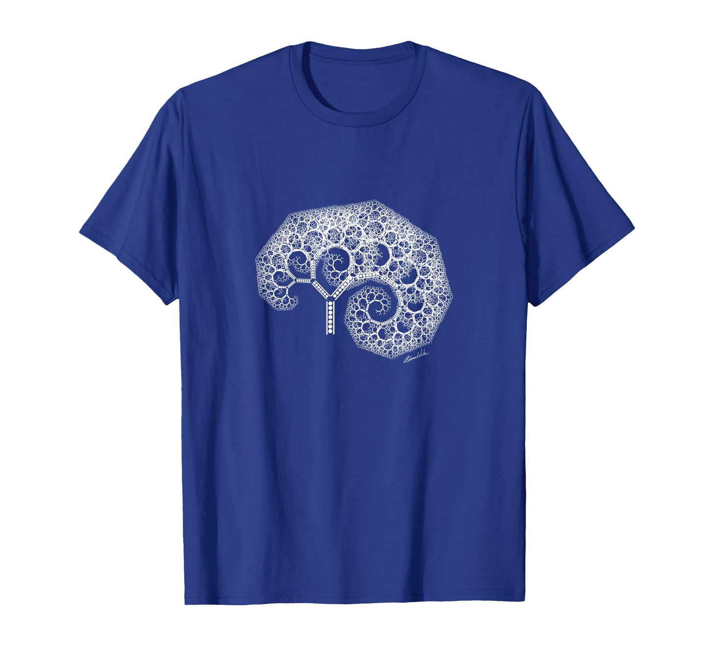 Tree of Life Infinite Spiral Fractal Trippy Nature Botany T-Shirt
