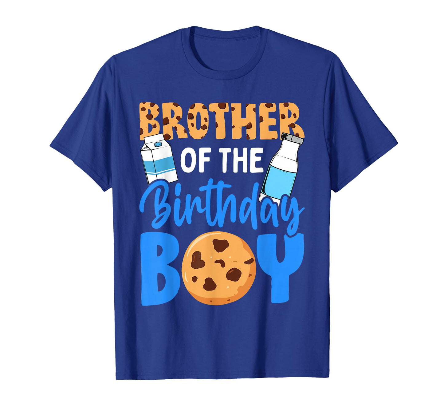Brother of the birthday boy Milk and Cookies 1st birthday T-Shirt