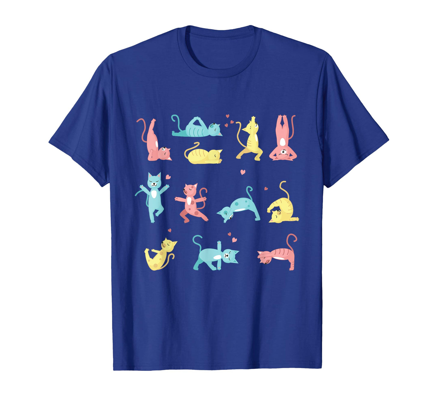 Funny Cat Training Yoga Posture Kitty Mood T-Shirt