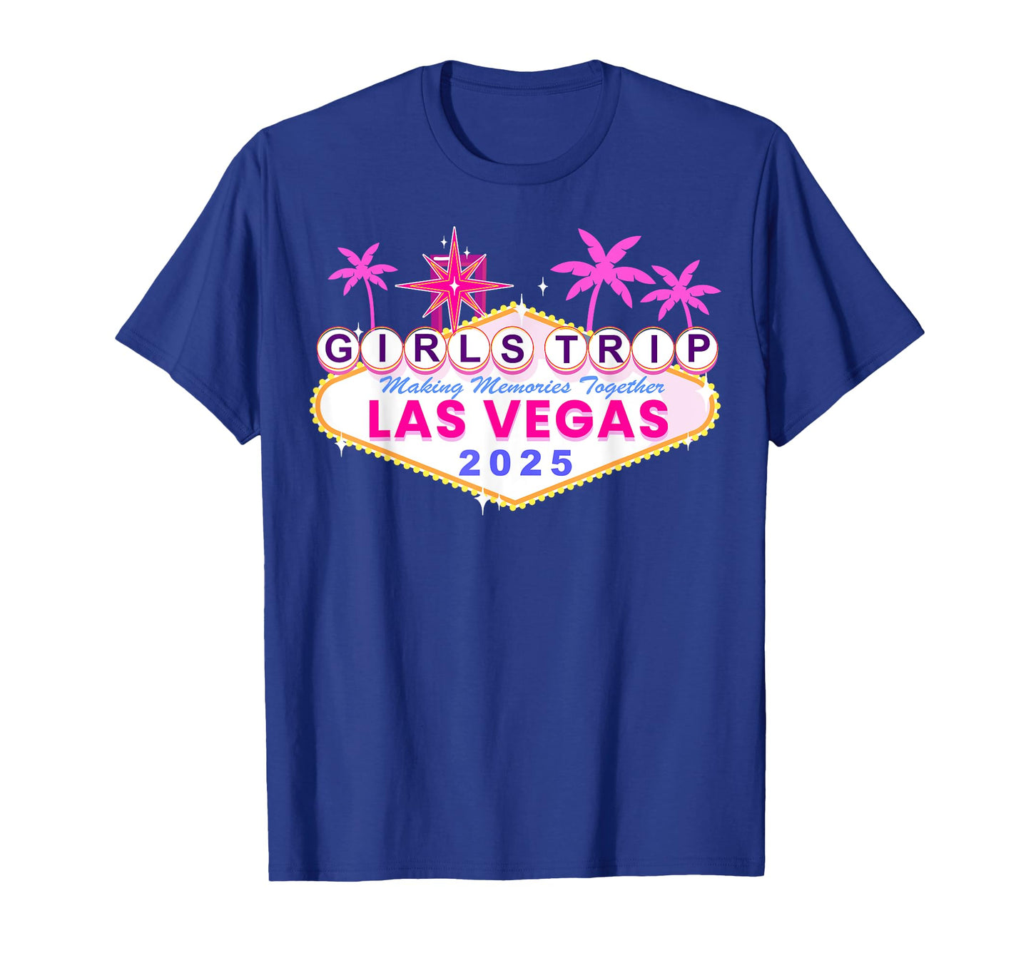 Las Vegas Girls Trip 2025 Shirts Birthday Squad Weekend T-Shirt