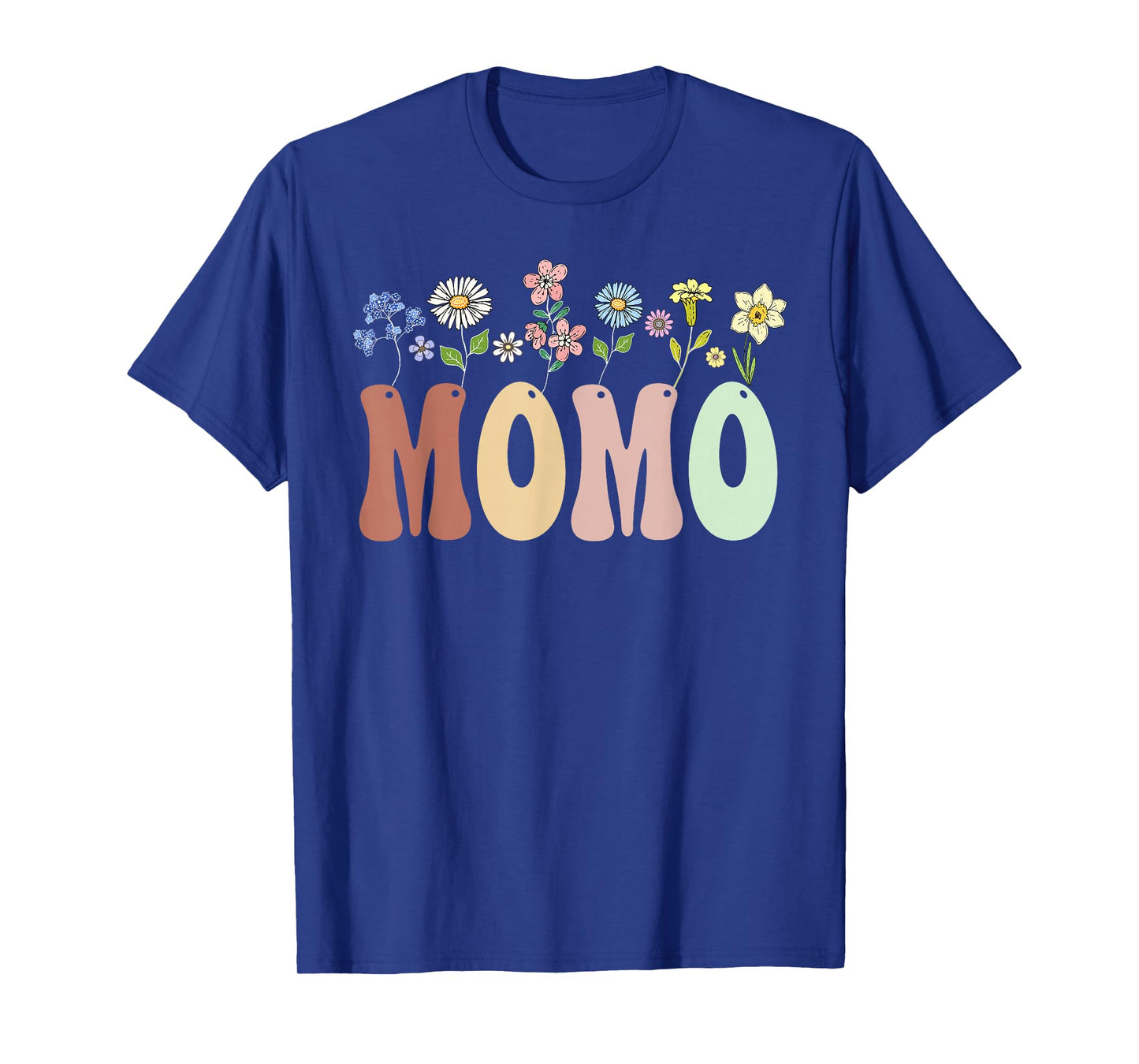 Momo Gifts Women Wildflower Floral Design Momo T-Shirt