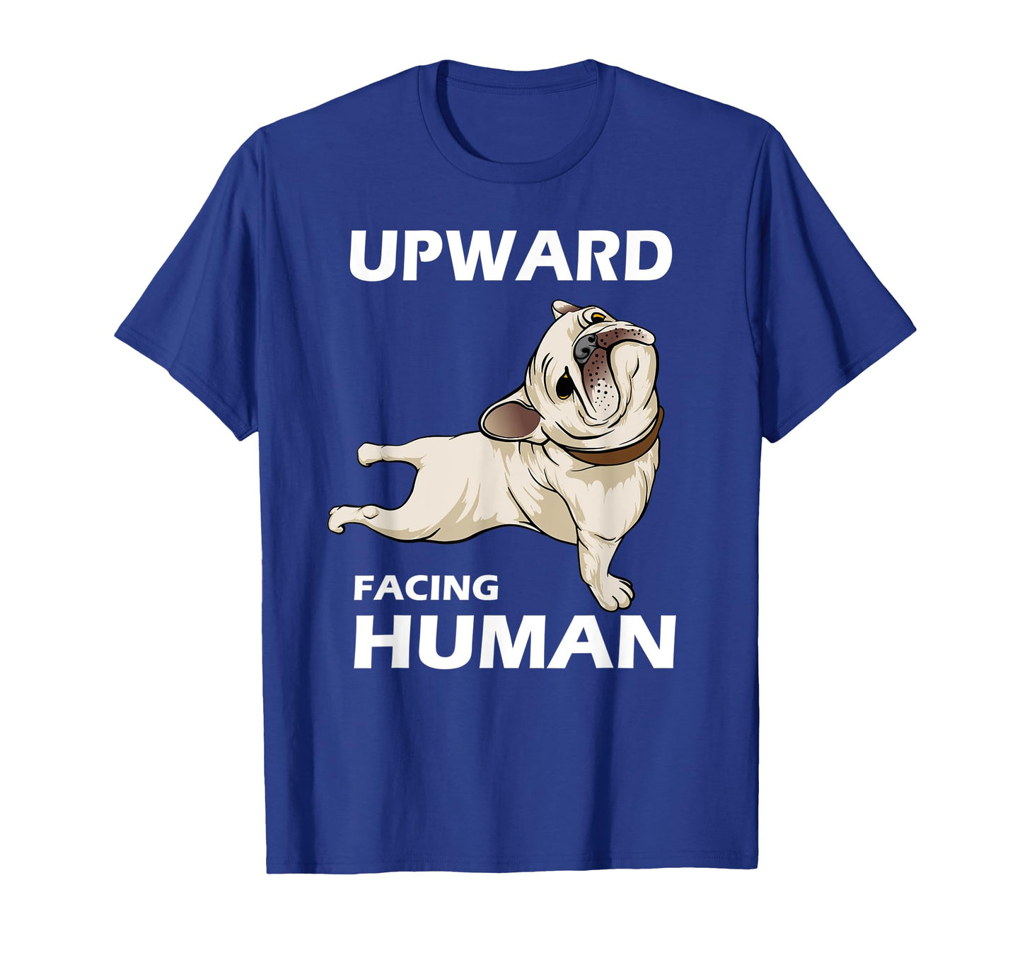 Upward Facing Human - Funny Pug Yoga Aesthetics T-Shirt