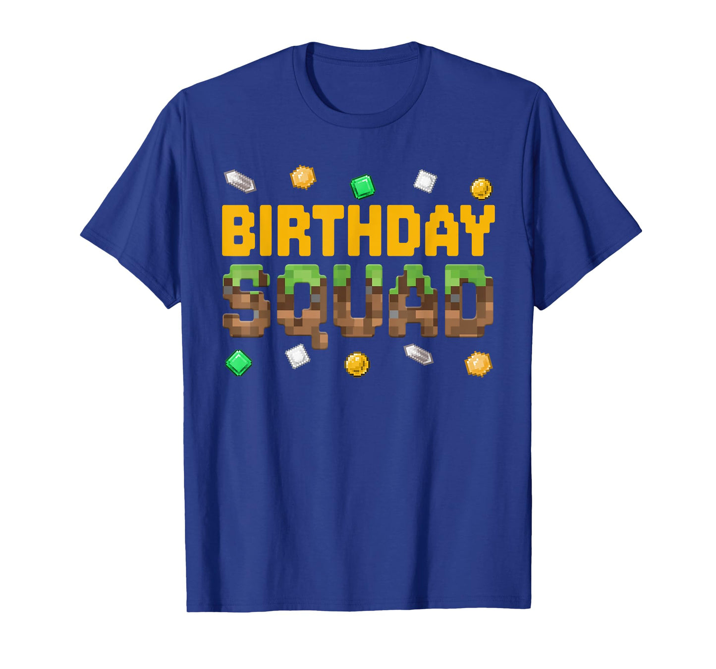 Funny Birthday Squad Birthday Boy Video Game Pixel Gamer T-Shirt