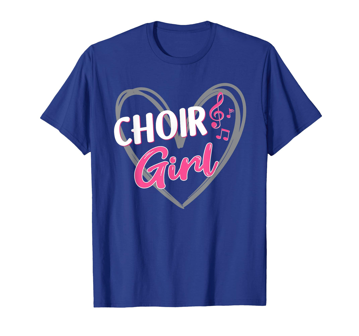 Choir Girl Heart Choir Singing Chorale Church Music T-Shirt