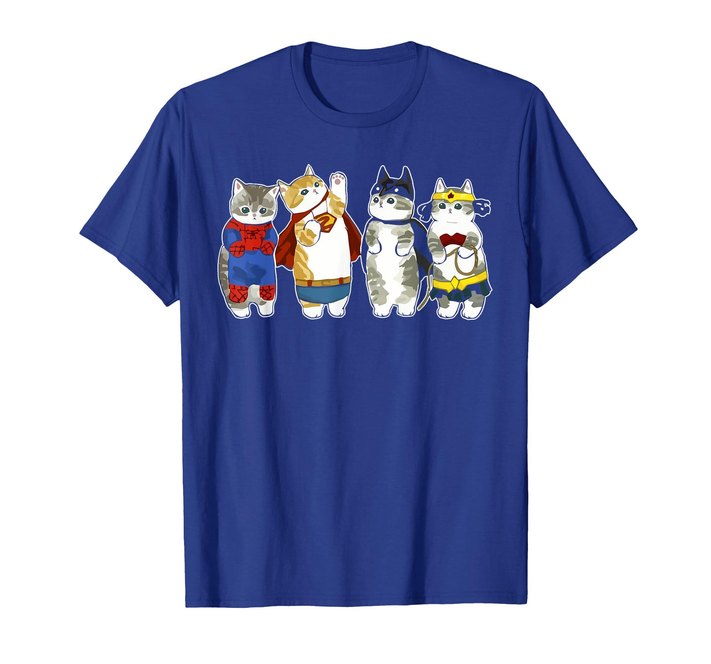 Superhero Cats Kitten Kitty Cats Lover Super Kitten Funny T-Shirt