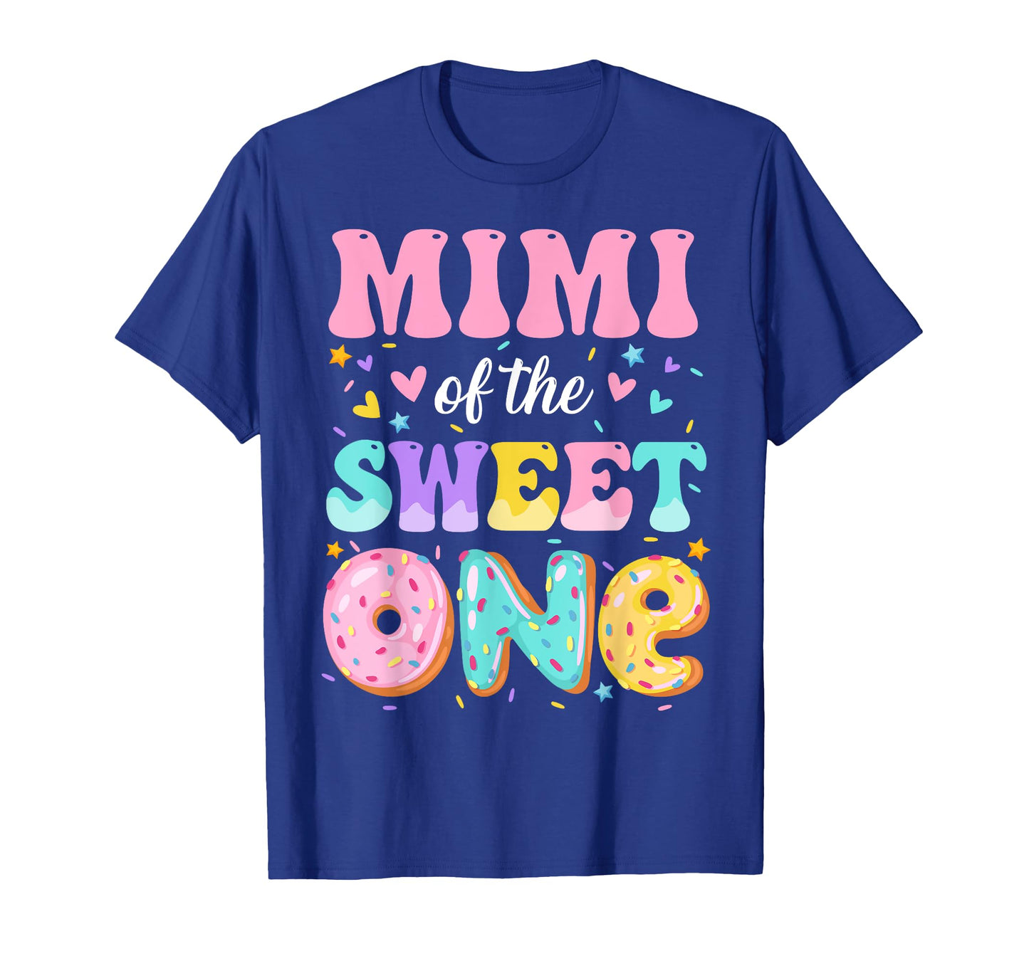 Mimi Of The Sweet One 1st Birthday Donut Bday Party T-Shirt