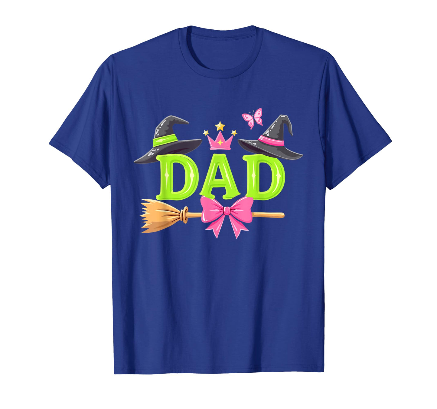 Dad Of The Birthday Girl Witch Family Party Decorations T-Shirt