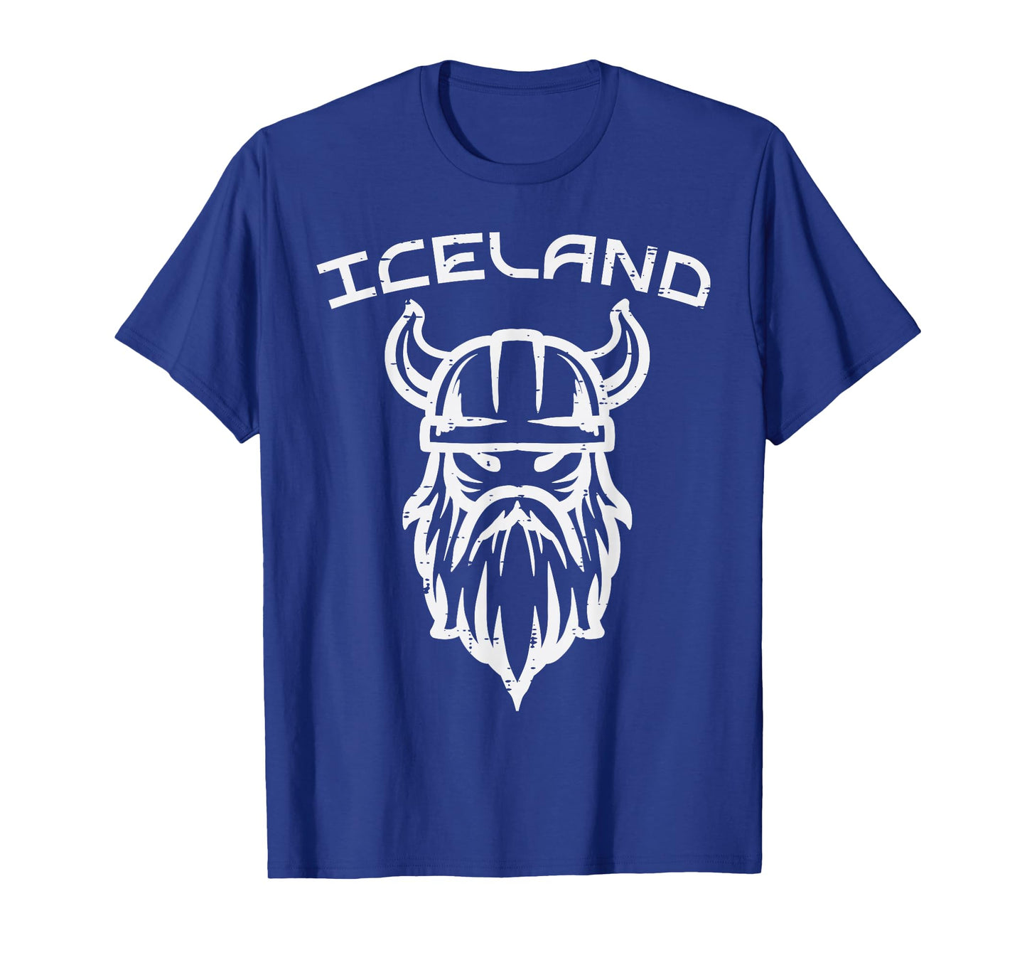 Viking Head Iceland Norse Mythology Icelandic Men Kids Women T-Shirt