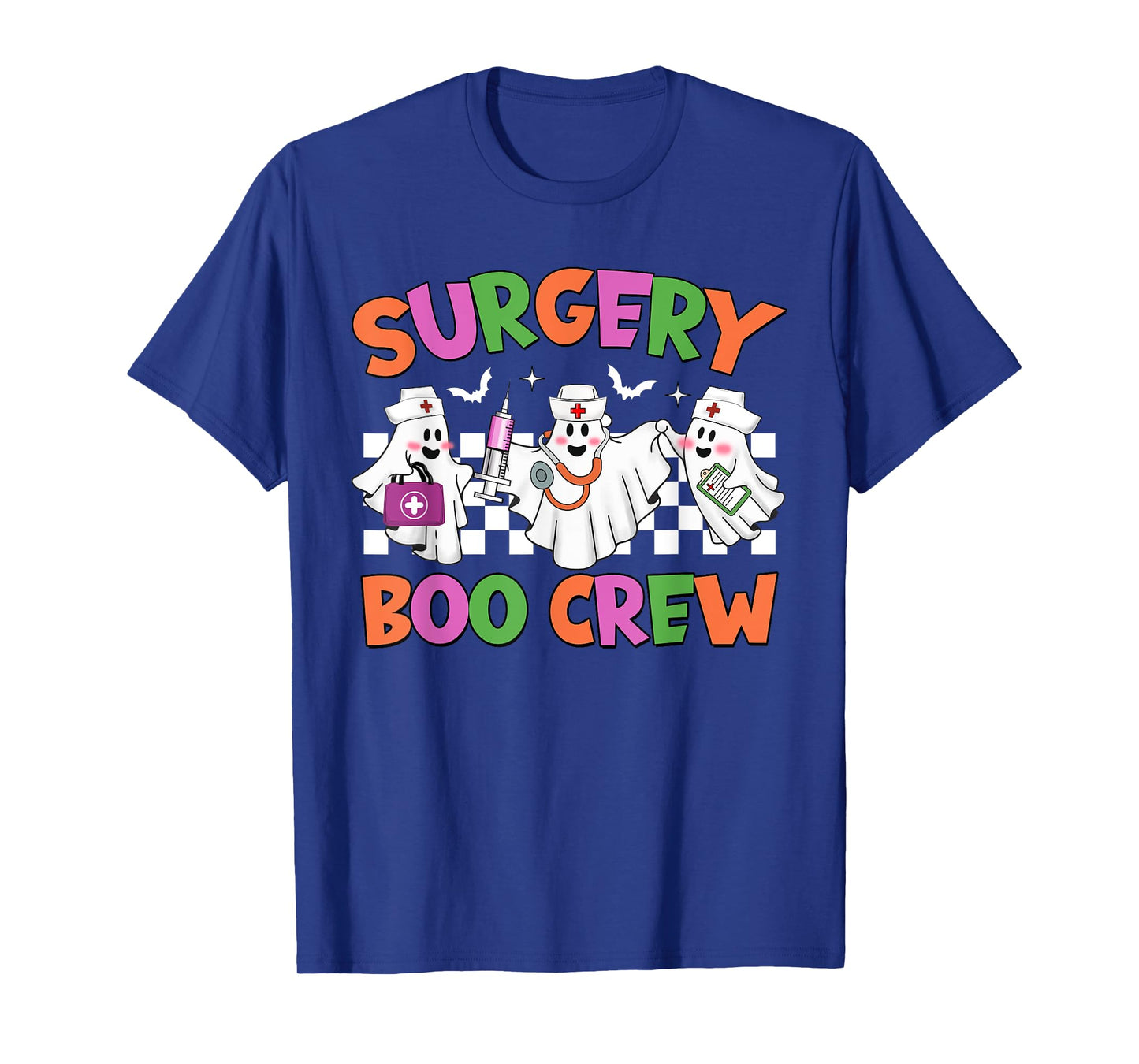 Retro Surgery Boo Crew Surgical Tech Halloween Costumes T-Shirt