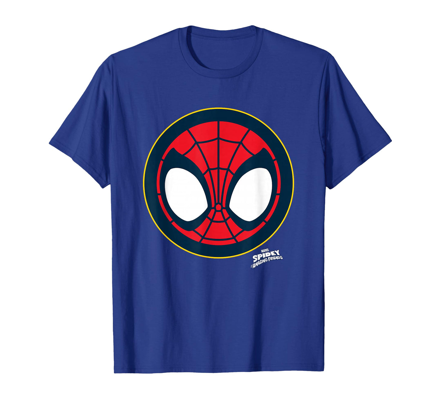 Marvel Spidey And His Amazing Friends Spidey Face Emblem T-Shirt