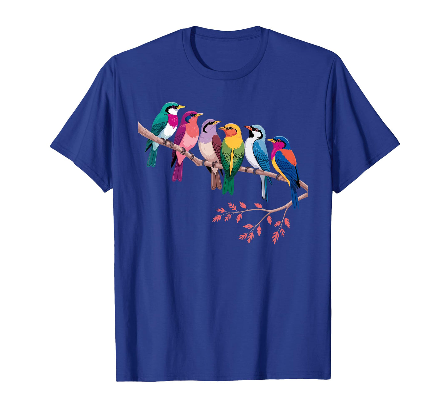 Funny Bird Art for Men Women Kids Birding Nerd Bird Watcher T-Shirt