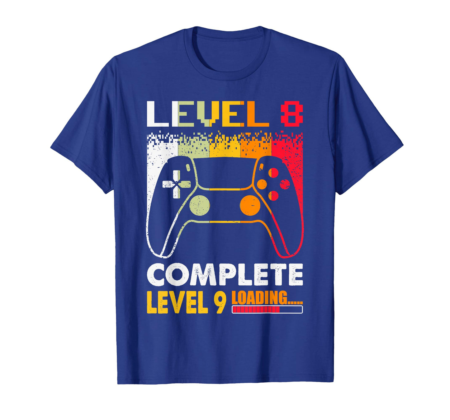 Level 8 Complete Level 9 Loading 8th Wedding Anniversary T-Shirt