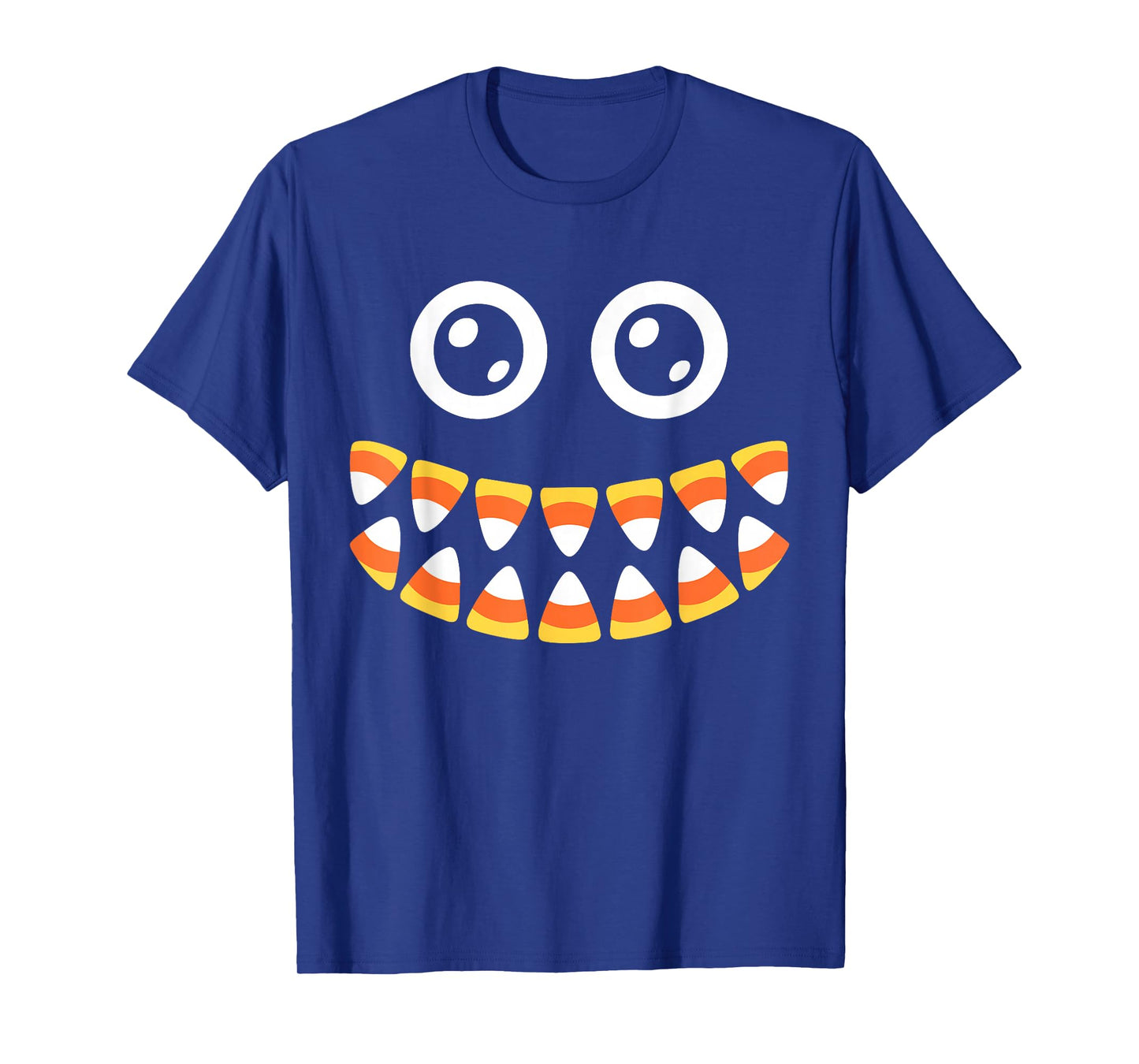 Candy Corn Face Shirt Adult Men Women Kids Halloween Costume T-Shirt