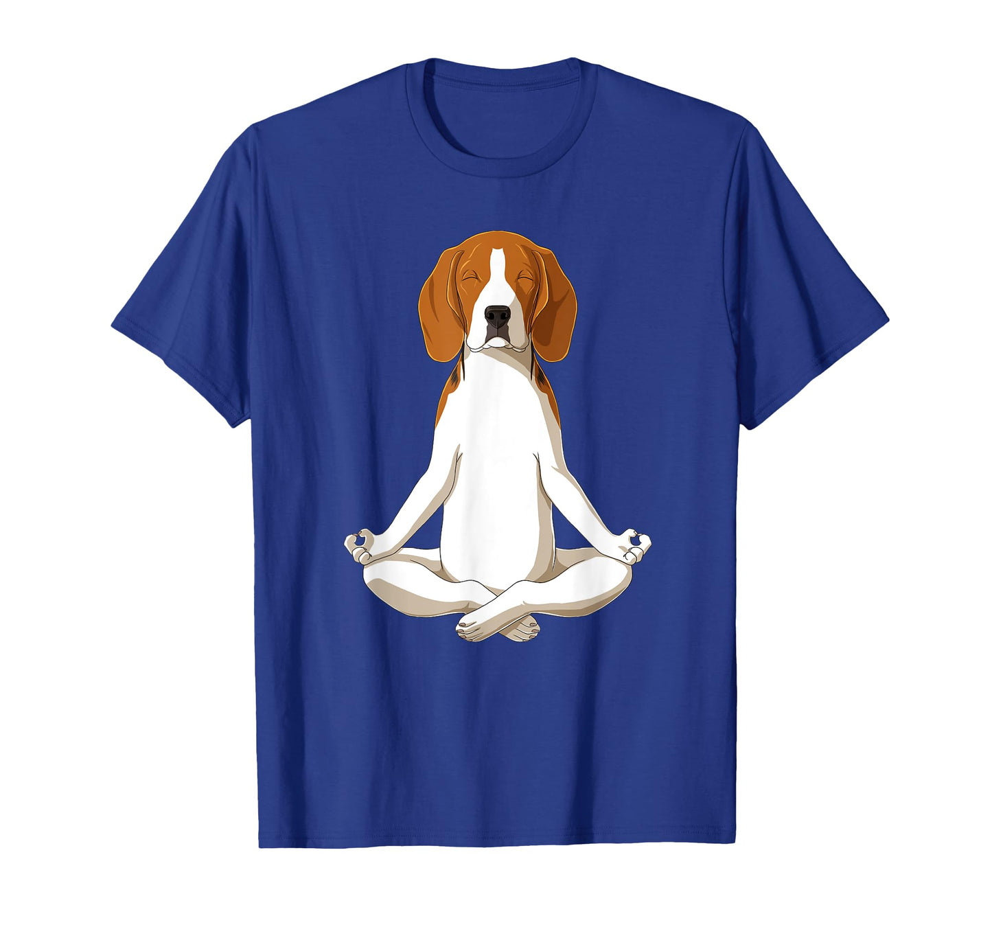 Yoga Dog Beagle Men Women T-Shirt