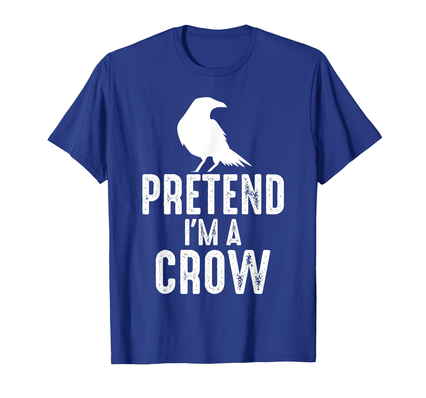 Crow Lover Gift Co. Pretend I'm a Crow Funny Lazy Halloween Easy Costume T-Shirt
