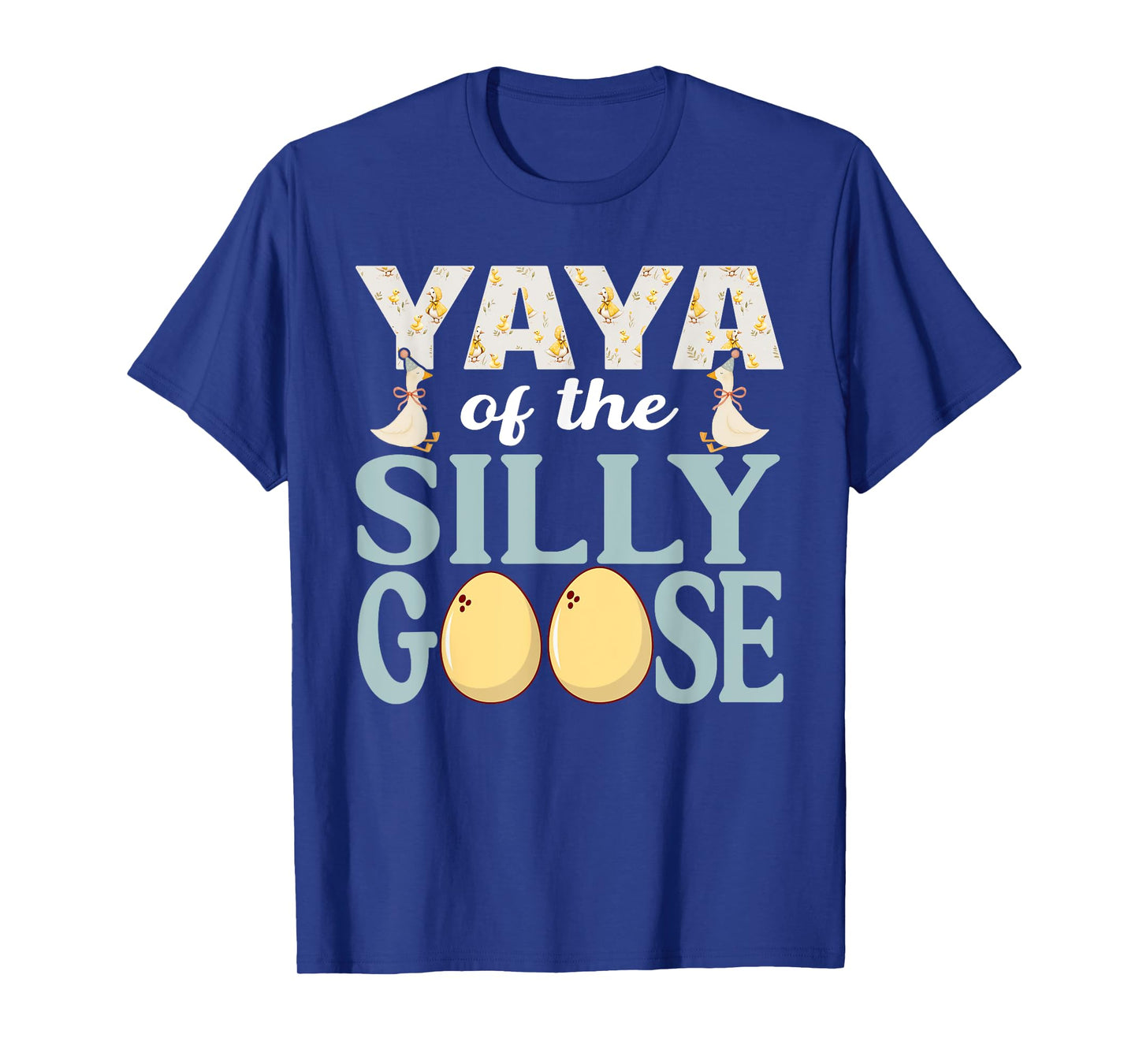 Yaya Goose On The Loose Funny Birthday Matching Family T-Shirt