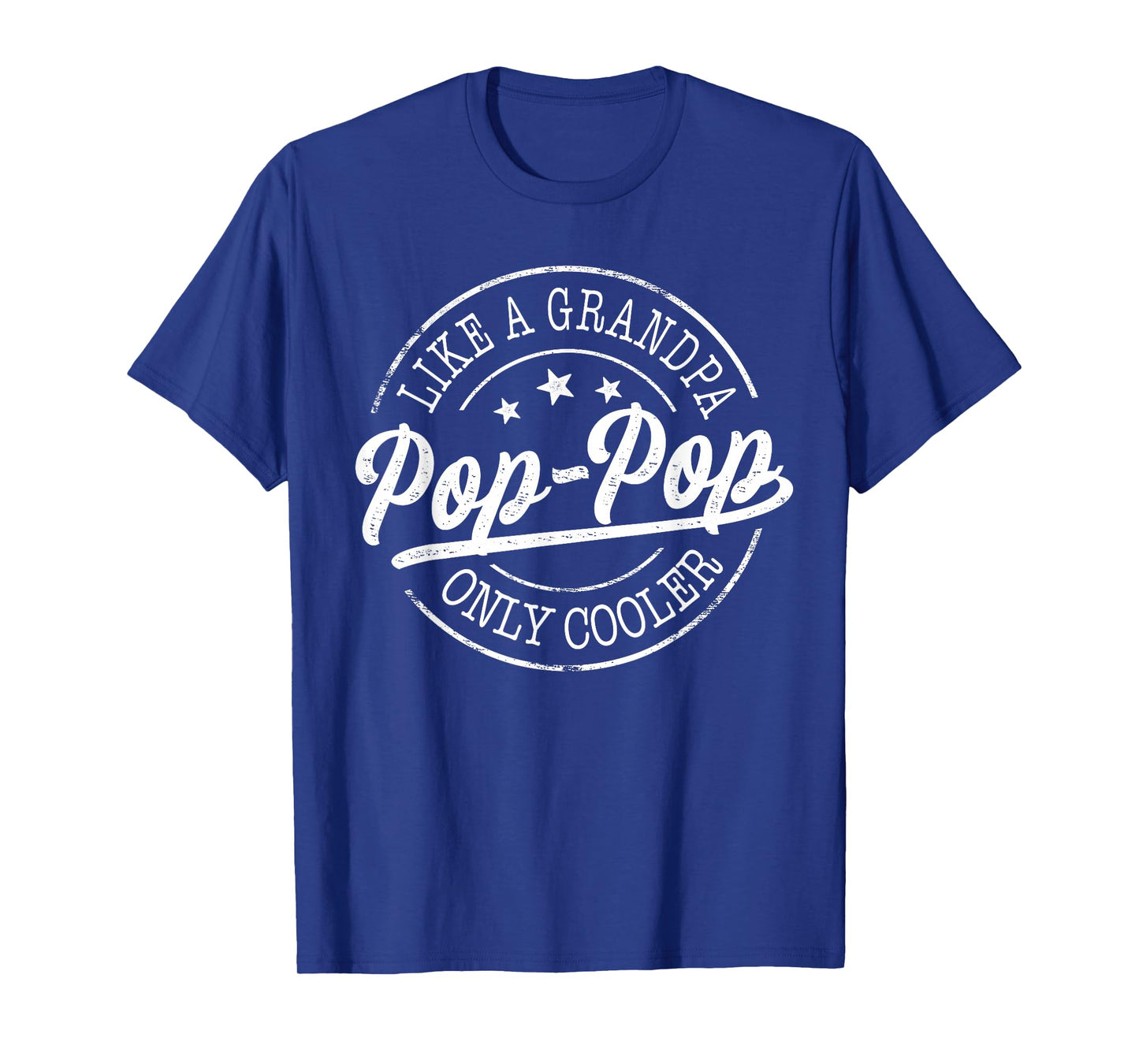 Pop-Pop Like a Grandpa Only Cooler Funny PopPop Father's Day T-Shirt