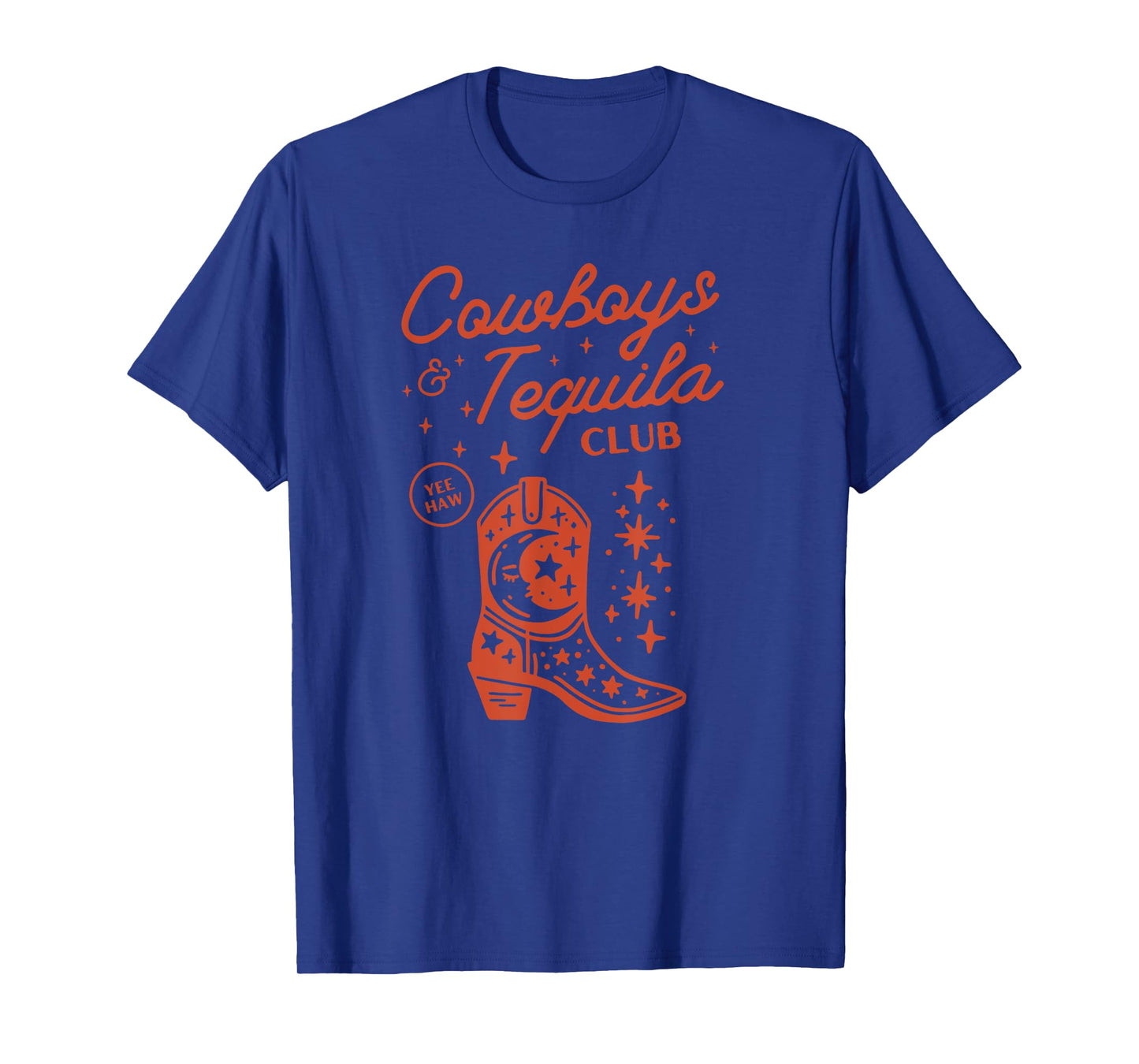 Vintage Women Rodeo Western Country Cowboys And Tequila T-Shirt