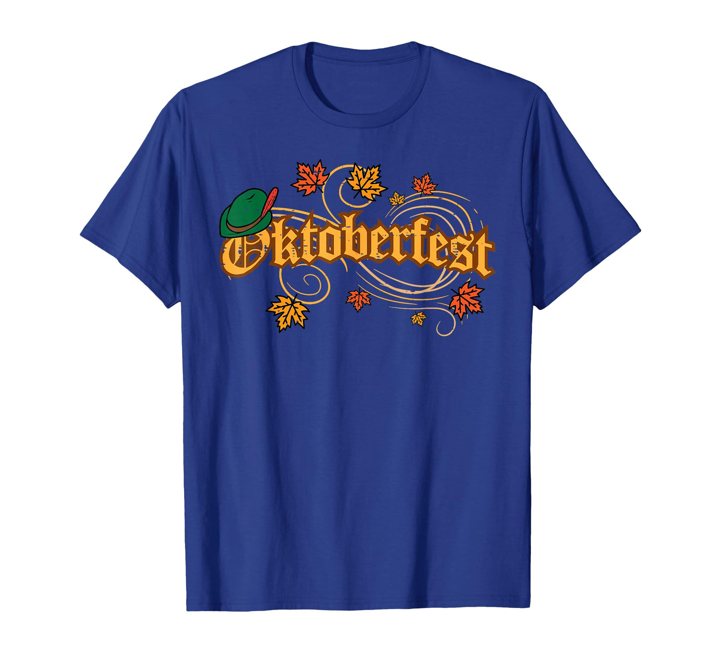Oktoberfest Fall Autumn Leaves German Costume Women Men Kids T-Shirt