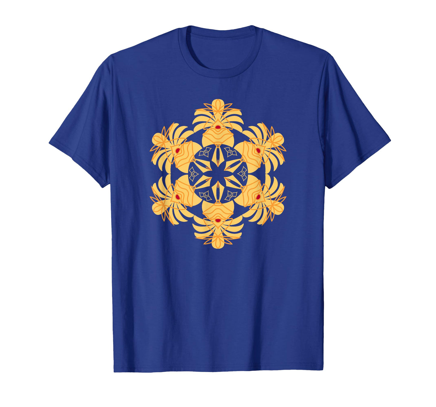 Circular Lotus Mandala Art Sacred Geometry Yoga Meditation T-Shirt