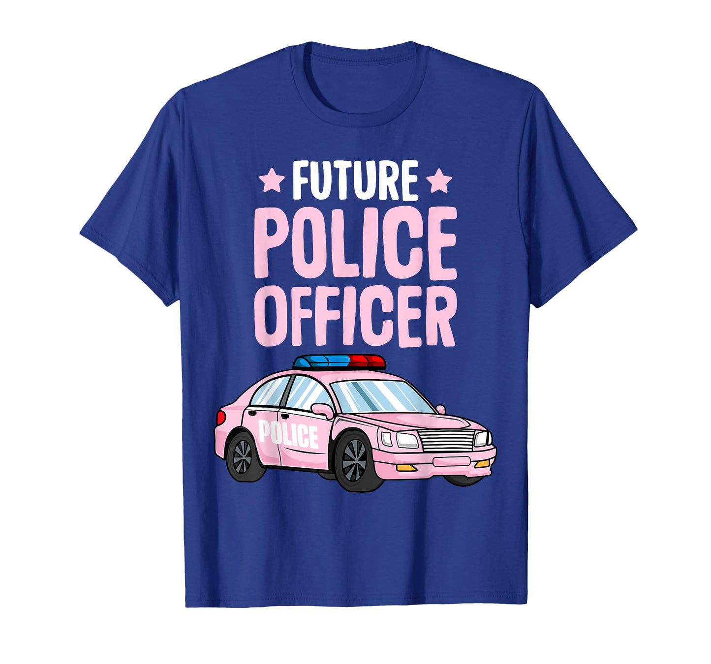Future Police Officer Policewoman Cop Girls Kids Toddler T-Shirt